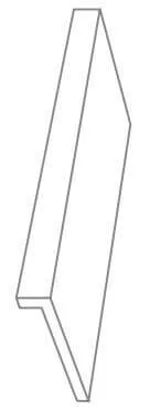 Be-Square Grad. L Concrete Ret 20 mm 33x80 - фото 1