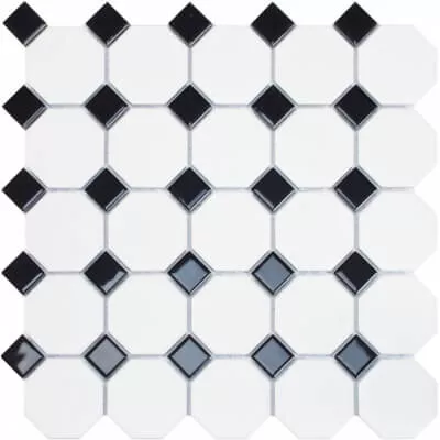 Contract Mosaics Oxford Black 29.5x29.5 - фото 1