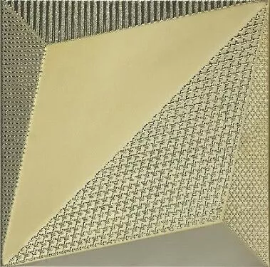 Shapes #1 Origami Gold Mat-Gloss 25x25 - фото 1