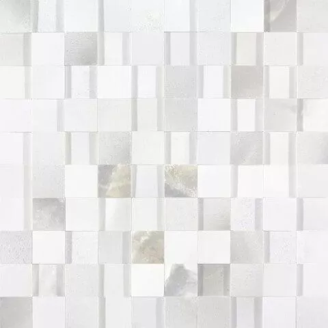 Alabastri Madreperla Mosaico 3D Lap. 3x3 Ret. - фото 1