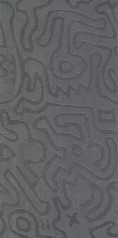 The Wall Decoro Shapes B Black 23.7x47.8 - фото 1