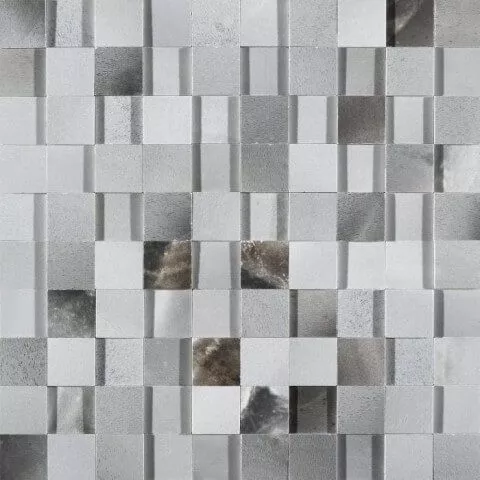 Alabastri Zaffiro Mosaico 3D Lap. 3x3 Ret. - фото 1
