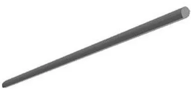 Stripes Gradient Rounded Edge Blak Matt 1.1x30 - фото 1