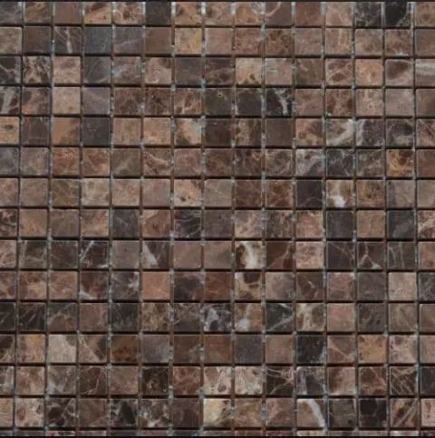 Marble Mosaic Dark Imperador 15x15 305x305 - фото 1