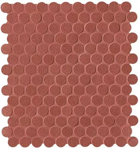 Color Line Copper Marsala Round Mosaico 29.5x32.5 - фото 1