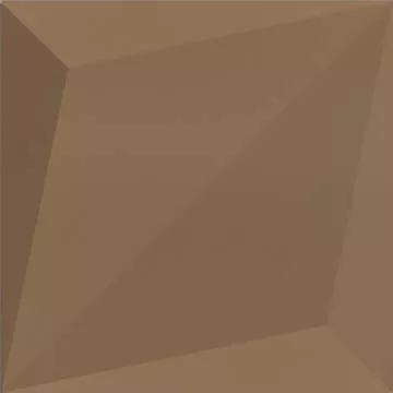 Shapes #1 Origami Bronzo Mat-Gloss 25x25 - фото 1