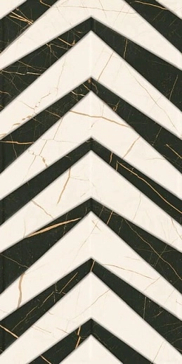 Fancy White Sciana Struktura Polysk 30x60 - фото 1