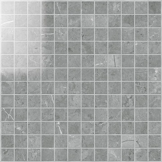 NovaBell Imperial Mosaico Grigio Imperiale Lapp. 2.5x2.5 - фото 1