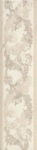 Marble Fascia Barocca Bianco Lev 14.4x58.5 - фото 1