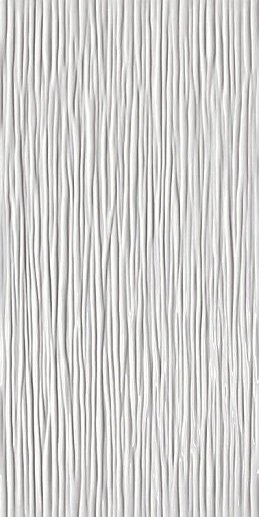 3D Wall 3D Wave White Glossy 40x80 - фото 1