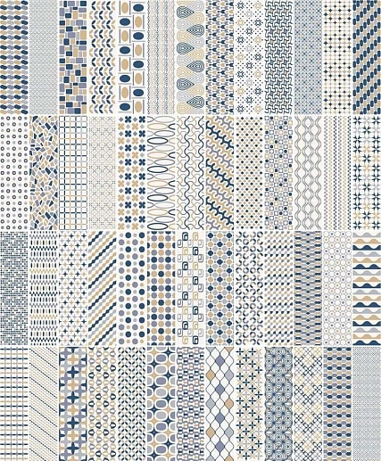 Decorline Patternbrick Multi Cold 7.3x30 - фото 1