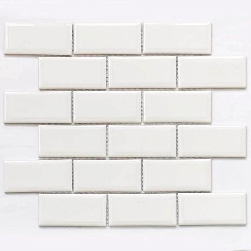 Mosaics Brick White 28.75x29.2 - фото 1