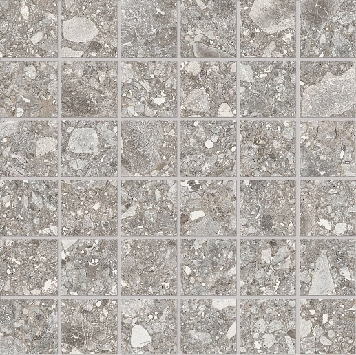 Lombarda Mosaico Grigio Nat 30x30 - фото 1