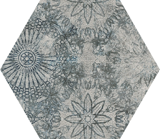 Sweet Grey Heksagon Struktura Sciana 19.8x17.1 - фото 1