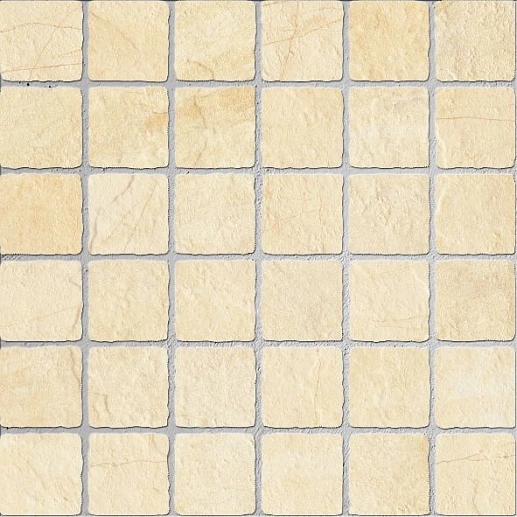 Primitive Mosaico Su Rete Almond 32x32 - фото 1