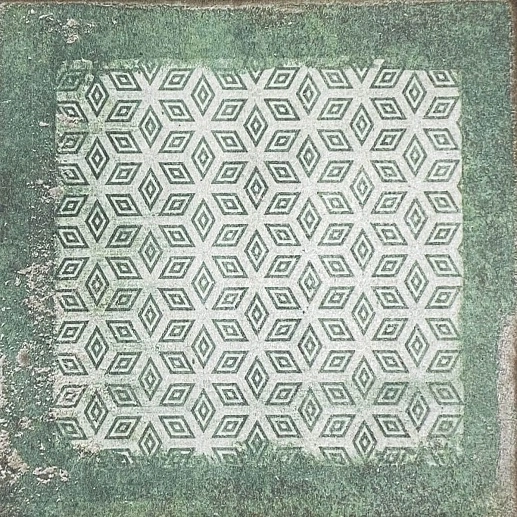Toscana Green Deco 20x20 - фото 1