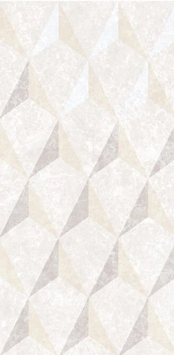 Marble Bliss Light Grey Shine Ret 35x70 - фото 1