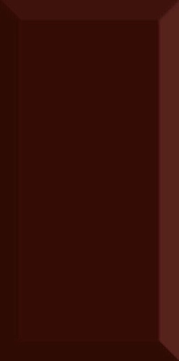 Monocolor Biselado Brillo Marrone 10x20 - фото 1