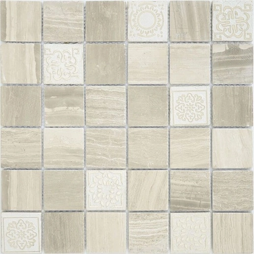 Art Stone Art Travertino Silver 30x30 - фото 1
