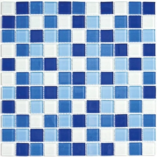 Mosaics Blue Wave-3 30x30 - фото 1
