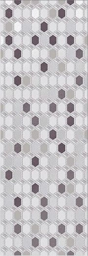 Malwiya Grey Geometria Decor 24.2x70 - фото 1
