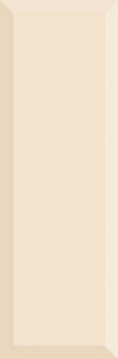 Monocolor Biselado Brillo Crema 10x30 - фото 1
