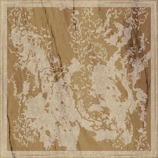 Venus Solitaire Rosone Pav. Gold Visone Lapp/Rett 60x60 - фото 1