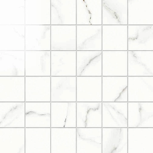 NovaBell Imperial Mosaico Statuario Lapp. 5x5 - фото 1