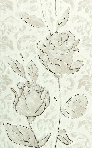 Фиора White decor 01 25x40 - фото 1