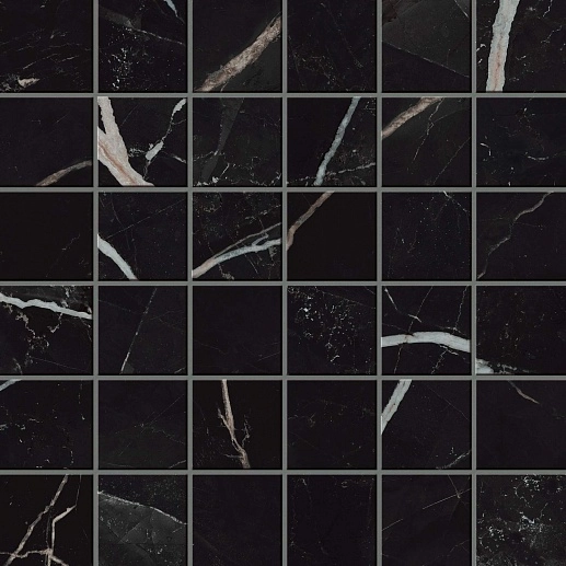 Empire Calacatta Black Mosaic 30x30 - фото 1