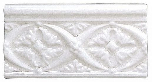 Modernista Relieve Bizantino C/C Blanco 7.5x15 - фото 1