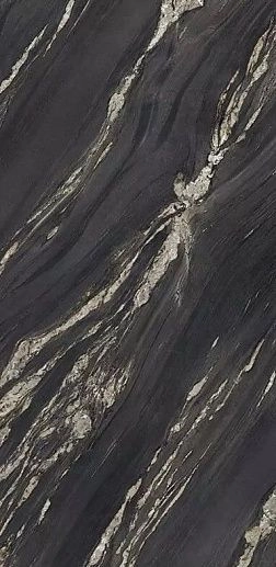 Marmi Maximum Nero Damascato Lucidato 150x300 - фото 1