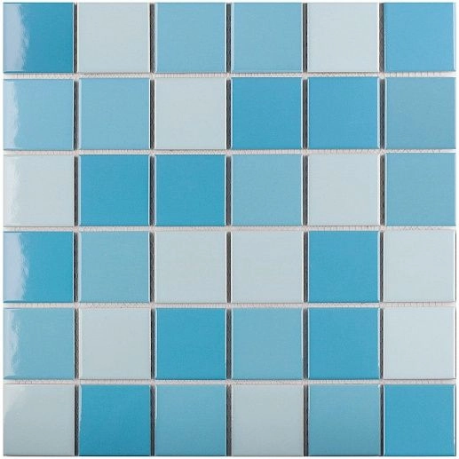 Homework Light Blue Mix Glossy 30.6x30.6 - фото 1