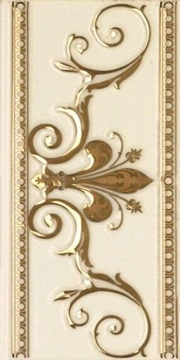 Noblesse Cenefa Noblesse Marfil Gold 10x20 - фото 1