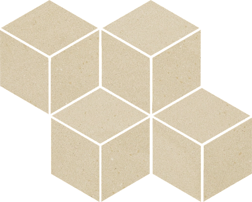 Rockstone Beige Mozaika Cieta Mix 20.4x23.8 - фото 1