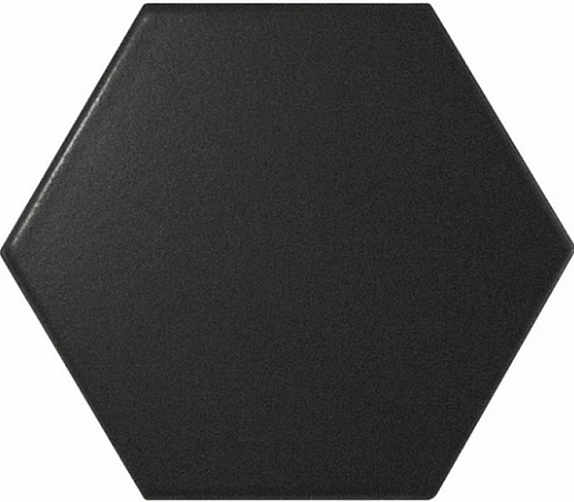 Scale Hexagon Black Matt 11.6x10.1 - фото 1