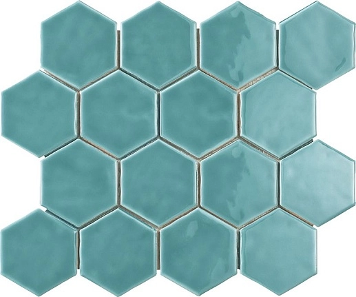Art Deco Glossy on Mesh Aqua Marine 28x32 - фото 1