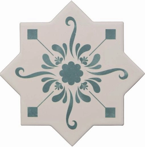 Becolors Star Dec. Stencil Lagoon 13.25x13.25 - фото 1