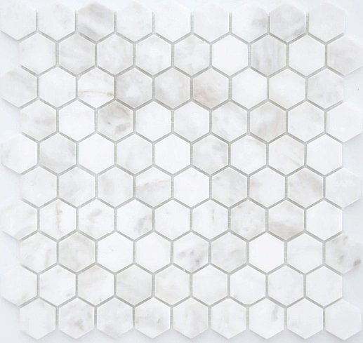 Pietrine Hexagonal Dolomiti bianco Mat Hex 28.5x30.5 - фото 1