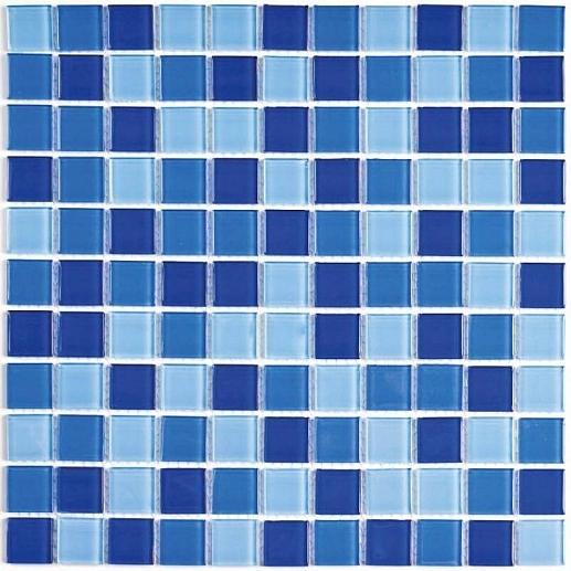 Mosaics Blue Wave-2 30x30 - фото 1