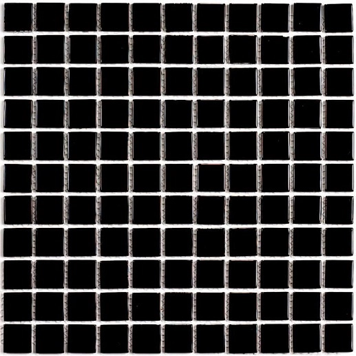 Mosaics Black Glass 30x30 - фото 1