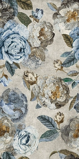 Alchymie Flowery Grey Nat. Ret. 60x120 - фото 1