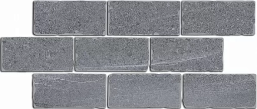 BR023 Роверелла серый мозаичный 34.5x14.7 - фото 1