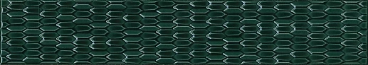 LSB001 Бордюр Левада зеленый темный глянцевый 40х7.1 - фото 1