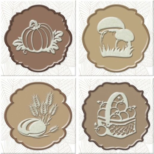 Monocolor Set Autumn Fosker (4pzs) 10x10 - фото 1