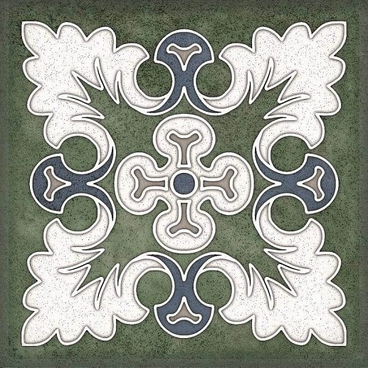 Smalto Decor 1 Verde 15x15 - фото 1