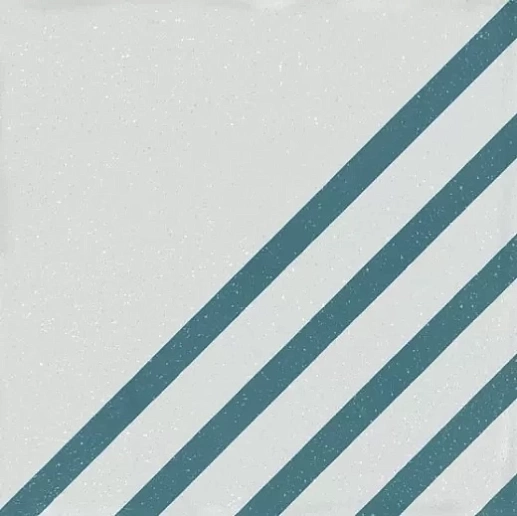 Boreal Dash Decor White Blue 18.5x18.5 - фото 1
