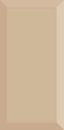 Monocolor Biselado Brillo Beige 10x20 - фото 1