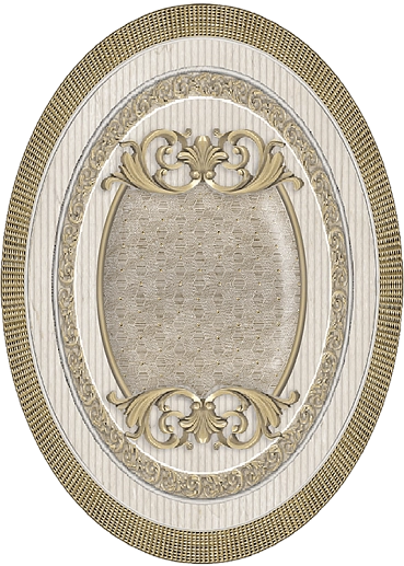 Venecia Oro-Beige Medallon 10x14 - фото 1