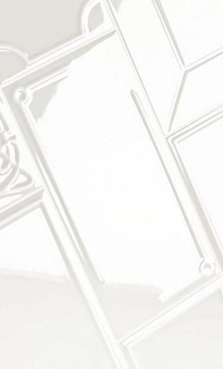 Art Deco Vector Frame D White 12.5x25 - фото 1